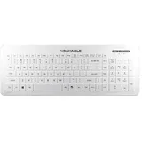 man & machine europe manmachi man&machine keyboard very cool flat hygienetastatur.white.104tasten.de (DE, Kabelgebunden), Tastatur, Weiss