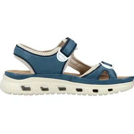 Rieker Keilsandaletten Damen Blau 42