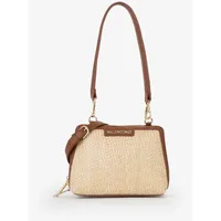 Valentino Demetra Umhängetasche Kunstleder Beige/Braun