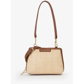 Valentino Demetra Umhängetasche Kunstleder Beige/Braun