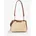 Umhängetasche Kunstleder Beige/Braun