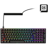 Sharkoon SGK50 S2 PBT, schwarz, LEDs RGB, hot-swap, Gateron G Pro 3.0 YELLOW, DE (4044951040872)