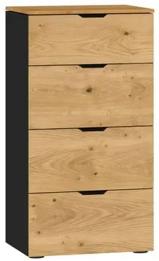 Jutzler Nachttisch Beimöbelprogramm Holzoptik Braun Eiche