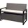 MCW MCW-F39 2er Sitzbank 120 x 60 x 85 cm Grau-meliert
