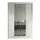 Mirjan24 Schiebetürenschrank Lino II 2-türig 120 x 200 x 60 cm Beige/Weiß