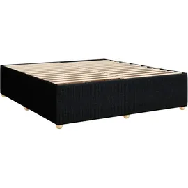 vidaXL Boxspringbett 180 x 200 cm Schwarz