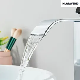 klarwerk ROSA Wasserfallarmatur Chrom