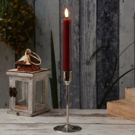 MARELIDA Stabkerzenhalter Kerzenständer - Metall H: 15,5cm