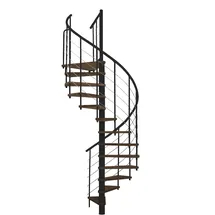 Minka Spindeltreppe Venezia Smart 38 305,5 cm Edelstahl/Holz/PVC/Stahl
