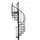 Minka Spindeltreppe Venezia Smart 38 305,5 cm Edelstahl/Holz/PVC/Stahl