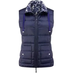 Wende-Steppweste BASLER blau