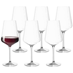 LEONARDO Rotweinglas Puccini Rotweingläser 750 ml 6er Set, Glas weiß