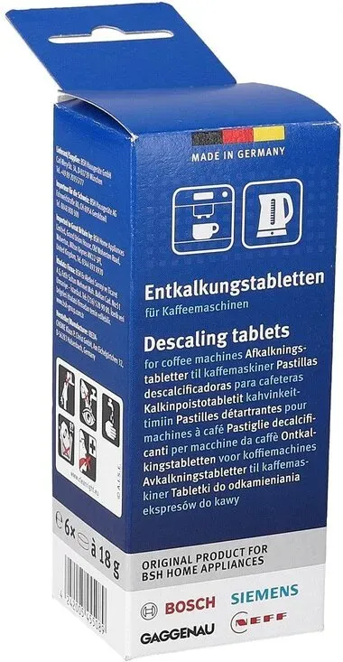 Bosch - Entkalkungstabletten, Spezialzubehör für Spülmaschinen, 00312453