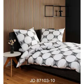 JANINE Janne Kariert Schwarz 155 x 220 cm + 80 x 80 cm