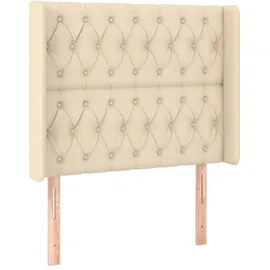 vidaXL Boxspringbett 90 x 200 cm Creme