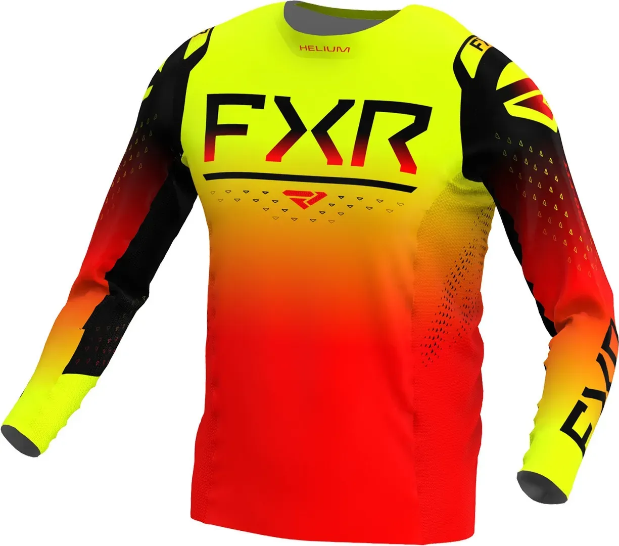FXR Helium 2023 Motocross Jersey, rot-gelb-orange, Größe M für Männer