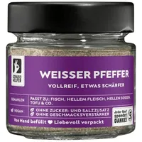 Bremer Gewürzhandel Gewürz Pfeffer weiß, gemahlen, im Glas, 50 g