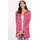 Inspirationen Jacquardstrickjacke Fuchsia-Koralle 36