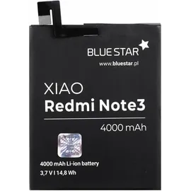 Bluestar Akku Ersatz kompatibel mit Xiaomi Redmi Note 3 4000 mAh Austausch Batterie Accu BM46