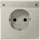 Jung Schuko-Steckdose Silber 2 St.
