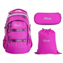 2be 2 be 4-tlg. Schulranzen-Set rosa