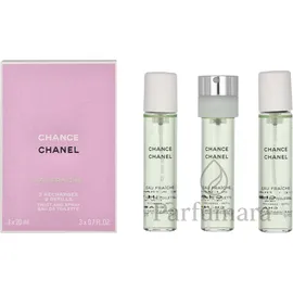 Chanel Chance Eau Fraiche Eau de Toilette refillable 3 x 20 ml