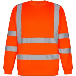 Warnschutz Sweatshirt "8041-253" Safety UV-Schutz - 3XL - Orange