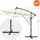 ML-Design Ampelschirm Ø 330 cm Beige