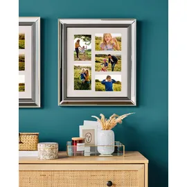 Beliani 5er-Fotorahmen DALABA Silber