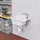 QLS Ausgussbecken 50x34 cm Kunststoff mit Siphon Weiß
