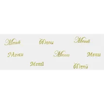 Ursus Transparentpapier Golden style 115g/qm A4 VE=25 Blatt Menü