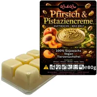 WonderWax Duftwachs WonderWax® Duftwachs 6 Würfel, (Pfirsich & Pistaziencreme), Duftrichtung: Pfirsich und Pistaziencreme