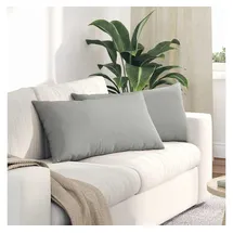 vidaXL Sofakissen 80 x 40 cm Hellgrau
