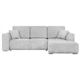OTTO home Ecksofa OTTO HOME "BEATRICE optionale Schlafsofa mit Bettkasten, B/T/H: 265/170/86 cm", beige (creme), B:265cm H:86cm T:170cm, 100% Polyester, Sofas, Ecksofa, L-Form, wahlweise auch mit Bettfunktion und Bettkasten