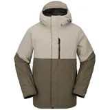 Volcom Herren Gore-TEx Jacke Dark Khaki - XL - XL