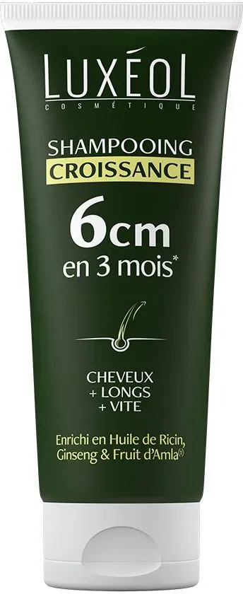 LUXÉOL Shampooing Croissance. Tube 200ml 200 ml shampooing