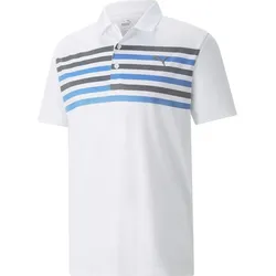 Puma Grint Polo bright white-marina (04) S
