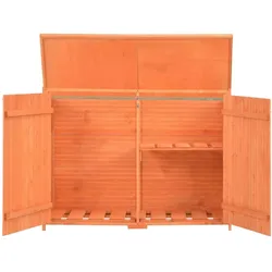 vidaXL Garten-Geräteschuppen 120x50x91 cm Holz