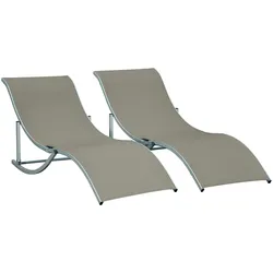 Outsunny - Pflanzkasten - 165Lx61Wx63Hcm - Hellgrau