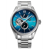 Orient Star M34 F7 Semi-Skeleton Automatik Herrenuhr - Silber/Blau