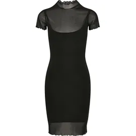 URBAN CLASSICS Shirtkleid Schwarz 34