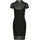 URBAN CLASSICS Shirtkleid Schwarz 34