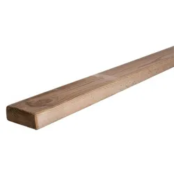 Zaunriegel für Lattenzäune – 2,8 x 7 x 240 cm, Kiefer/Fichte, druckimprägniert, glatt angeschrägt für Wasserablauf, für individuelle Zaunbauprojekte