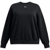 Under Armour Rival Fleece Oversized Pullover Damen 001 - black/white 2X