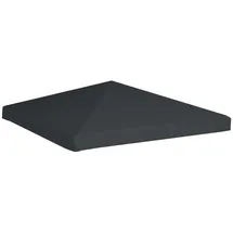 vidaXL Pavillondach 310 g/m2 3x3 m Grau