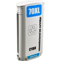 Ampertec Kompatible Tinte ersetzt HP C9452A 70 cyan