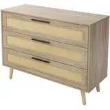 ML-Design Sideboard 100 x 77 x 40 cm Beige