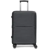 Stratic Shine 4 Rollen Trolley 65 cm mit Dehnfalte black