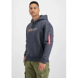 Kapuzensweatshirt » Label Hoody«, Gr. XXL, greyblack, , 96941941-XXL