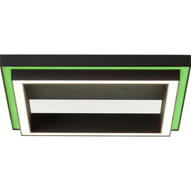 Brilliant Tuya Smart LED Panel Palva schwarz 30 x 30 cm dimmbar RGBW Smart